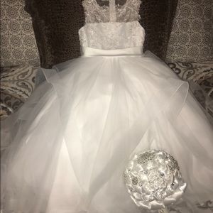 Girls communion dress size 6/7